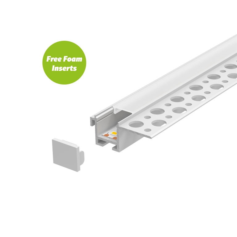 Plaster-In Edge Aluminium Profile