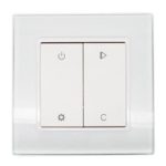 Detachable wireless wall controll for RGB LEDs