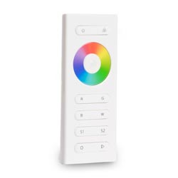 RGBW remote control for LEDs - supplied with compatible receiver