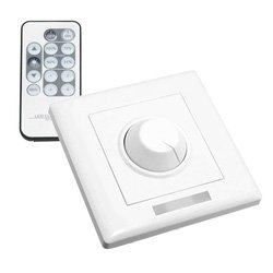 TRIAC wall dimmer with pre-paired remote control