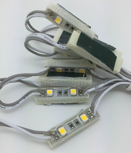 String of LED modules for signage