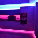 Kitchen plinth LED lights