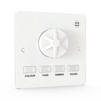 Button-Press DMX Control Panel (white plastic build)
