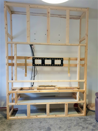 Building the frame - initial construction