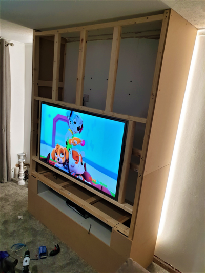 Fitting the LED strips - neutral white 4000K 