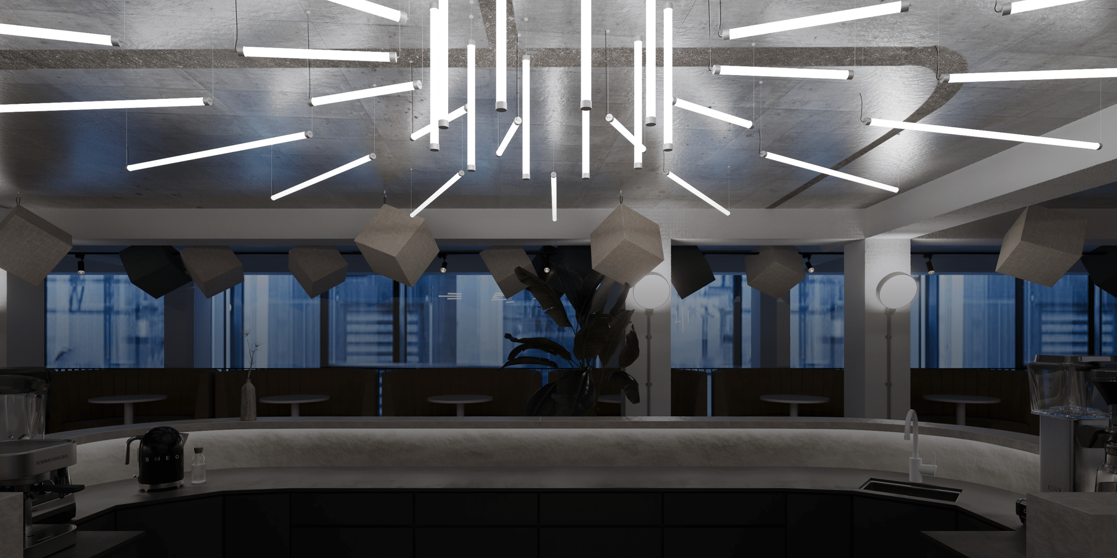 Vertical and Horizontal White LED Tubes