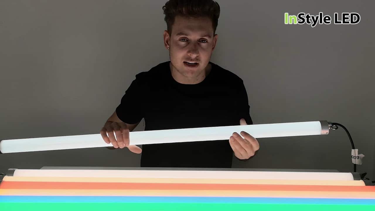 360 Degree LED tube light - Vertical and horizontal hanging - Any colour!