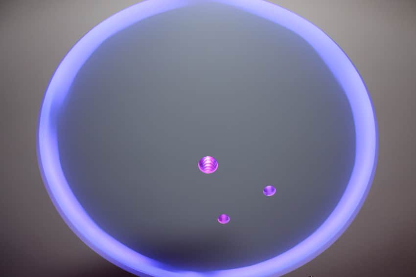 LED Strip Lights Installed On A Curved Surface