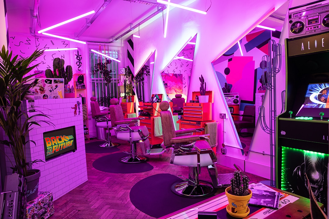 Shorties Barbers inside