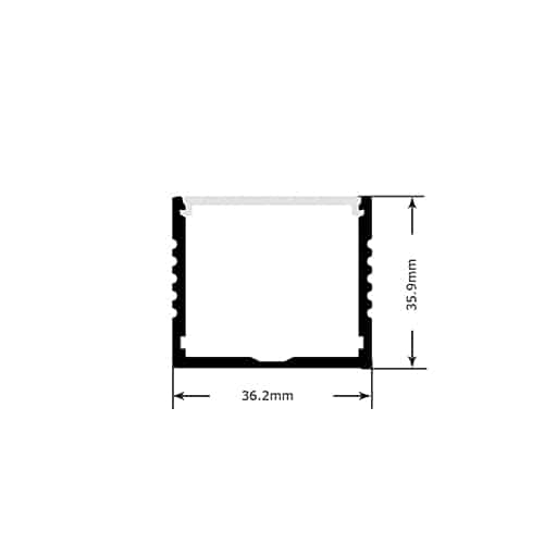 Large Surface Extrusion dimensions