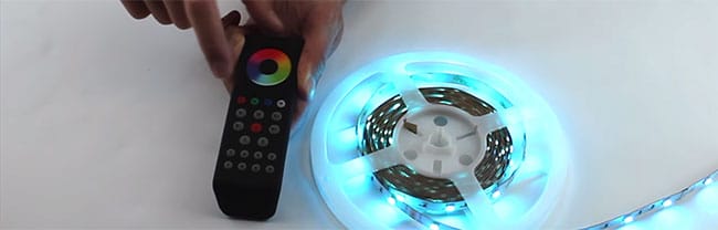 Controller and LED Tape on a reel
