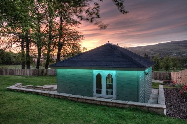 Summer house with view using LED Tape